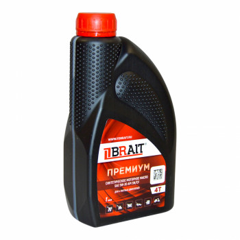 Масло моторное BRAIT ПРЕМИУМ для четырёхтактных двигателей синтетическое SAE 5W-30 API SN/CF 1л