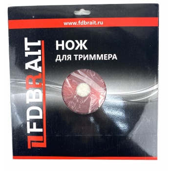 Нож для триммера BTB40-9 255*25,4 КРАСНЫЙ